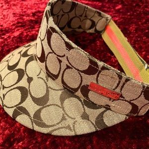 Coach Signature Monogram Visor